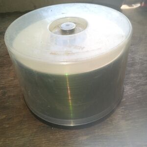 CDC Silver White External CD-R Spindle